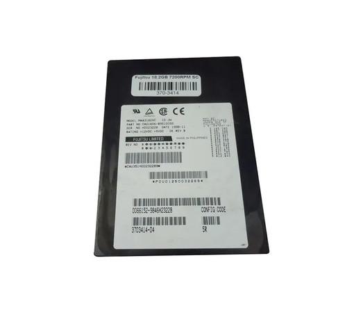 370-3414-02 - SUN 18.2GB 7200RPM Ultra-160 SCSI 3.5" HDD