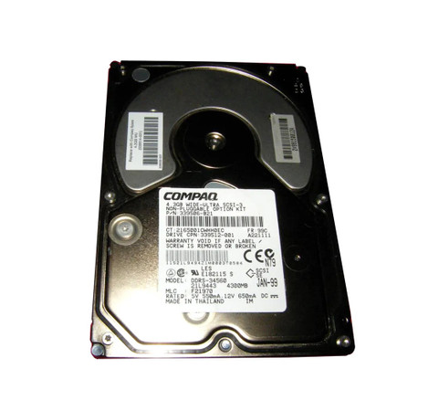 339506-B21 - HP 4.3GB 7200RPM Ultra3 SCSI 68-Pin 3.5" HDD