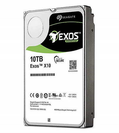 EXOS-X10 - Seagate 10TB 7200RPM 3.5" SAS 12Gb/s HDD
