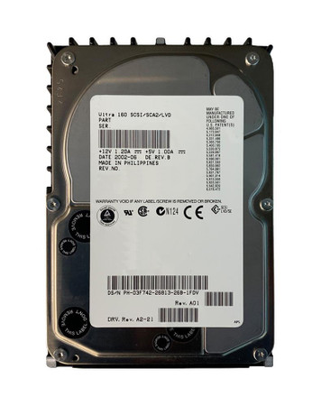 03F742 - Dell 73GB 10000RPM Ultra-160 SCSI 3.5" Hot-Swap HDD