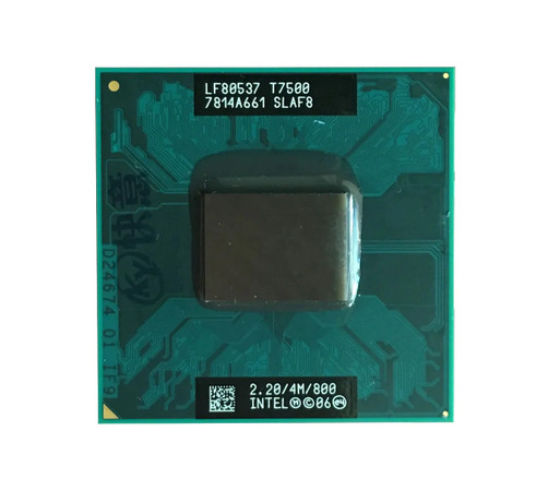 T7500 - Intel 2.20GHz 800MHz FSB 4MB L2 Notebook Processor