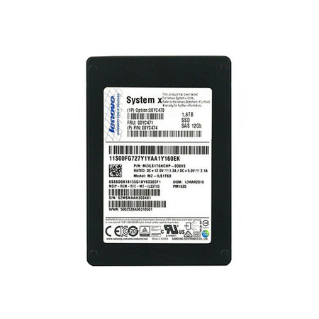 00YC471 - IBM 1.6TB SAS 12Gb/s 2.5" Hot-Swap SSD