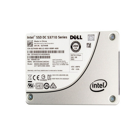 02THX8 - Dell 200GB SATA 6Gb/s 2.5" MLC SSD