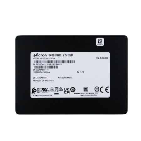 MTFDDAK1T9TGA-1BC1ZABYYR - MICRON 1.92TB SATA 6Gb/s 2.5" SSD