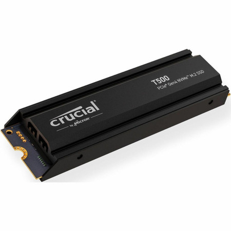 CT4000T500SSD5 - Crucial 4TB PCIe Gen4 NVMe M.2 SSD Heatsink
