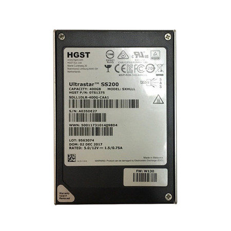 SDLL1DLR-400G-CAA1 - HGST 400GB SAS 12Gb/s 2.5" SSD