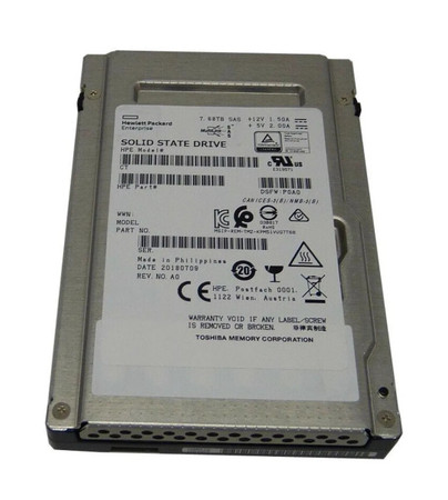 R0Q00A - HP 7.68TB SAS 2.5" FIPS Encrypted SSD