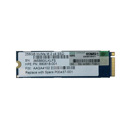 P00437-001 - HP 256GB PCIe M.2 2280 SSD