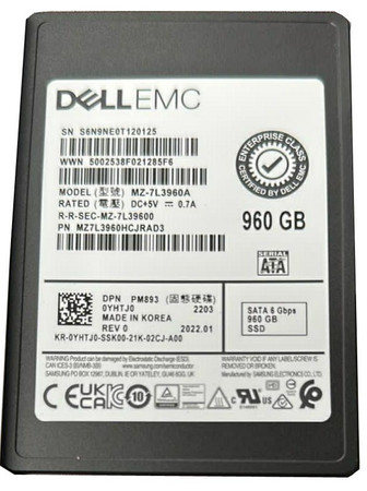 MZ-7L3960A - Dell 960GB SATA 6Gb/s 2.5" Read Intensive SSD