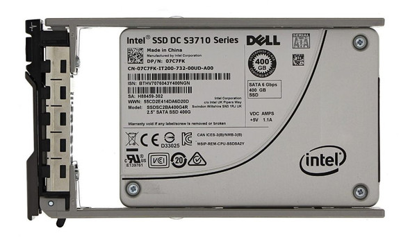 07C7FK - Dell 400GB SATA 6Gb/s 2.5" MLC SSD