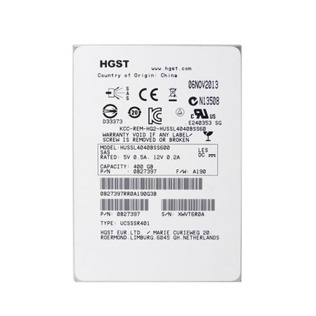 0B27397 - Hitachi 400GB SAS 6Gb/s 2.5" SSD
