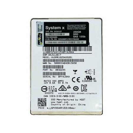 0B32245 - Hitachi 250GB SAS 12Gb/s 2.5" Read Intensive SSD