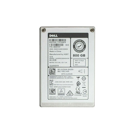 0JDX4K - Dell 800GB SAS 12Gb/s 2.5" SSD