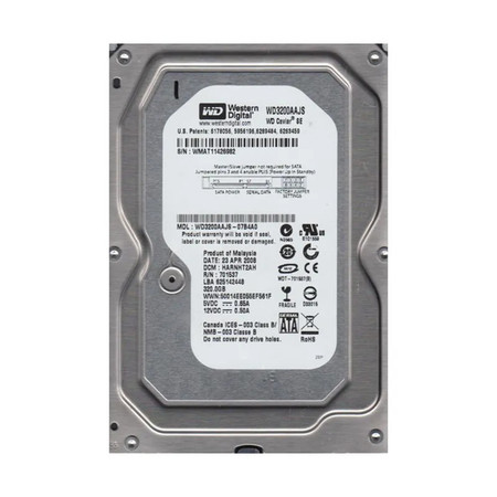 WD3200AAJS-07B4A0 - Western Digital 320GB 7200RPM SATA 3Gb/s 3.5" HDD
