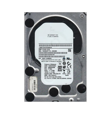 WD2003FYYS-23W0B0 - Western Digital 2TB 7200RPM SATA 3Gb/s 3.5" Enterprise HDD