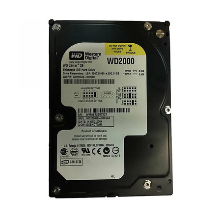 WD2000JB-00GVA0 - WD 200GB 7200RPM EIDE 3.5" HDD