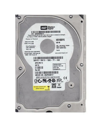 WD1600YS-18SHB1 - Western Digital 160GB 7200RPM SATA 3Gb/s 3.5" HDD