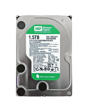 WD15EARS-00MVWB0 - Western Digital 1.5TB 5400RPM SATA 3Gb/s 64MB 3.5" HDD