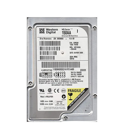 WD150AA - Western Digital 15GB 5400RPM EIDE 2MB 3.5" HDD