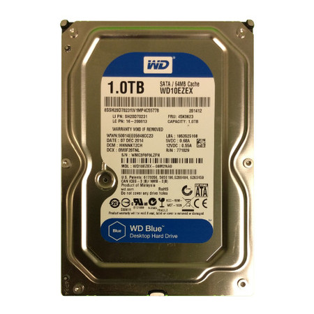 WD10EZEX-08N2NA0 - Western Digital 1TB 7200RPM SATA 6Gb/s 64MB 3.5" HDD