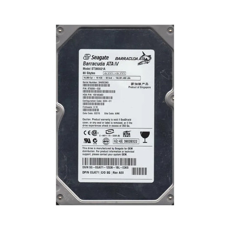 9T6006-032 - Seagate 80GB 7200RPM IDE ATA/100 2MB 3.5" HDD