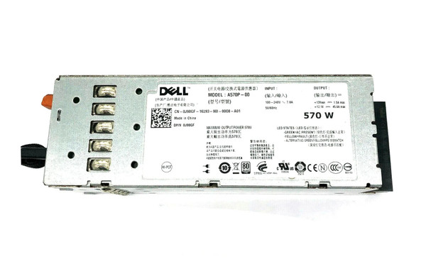 0J98GF - Dell 570W Hot-Swappable AC Power Supply