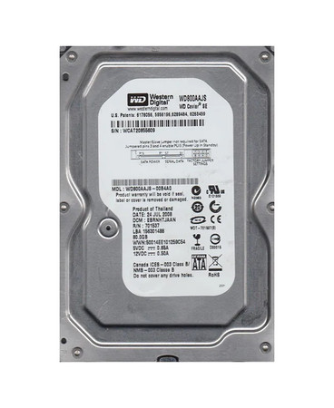 WD800AAJS-00B4A0 - Western Digital 80GB 7200RPM SATA 3.5" HDD