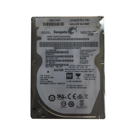 04W3927 - Lenovo 320GB 7200RPM SATA 2.5" HDD