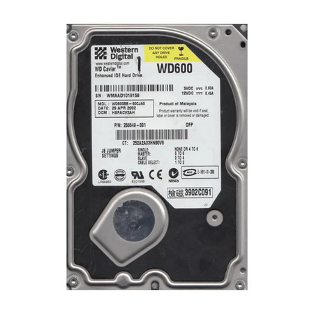 WD600BB-60CJA0 - Western Digital 60GB 7200RPM EIDE 3.5" 2MB HDD