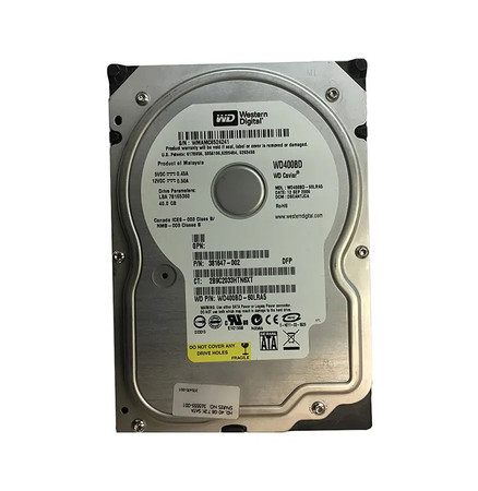 WD400BD-60LRAS - Western Digital 40GB 7200RPM SATA 2MB 3.5" HDD