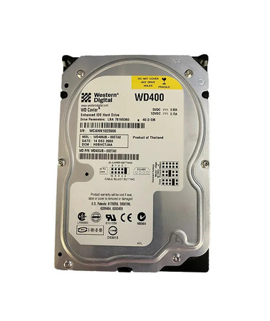 WD400JB-00ETA0 - Western Digital 40GB 7200RPM EIDE 8MB 3.5" HDD