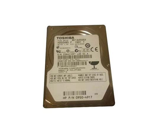 0950-4917 - HP 160GB 5400RPM SATA 2.5" 8MB HDD