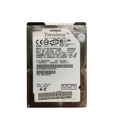 0A25590 - Hitachi 40GB 4200RPM 2.5" IDE HDD