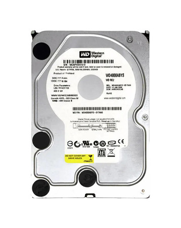 WD4000ABYS - WESTERN DIGITAL 400GB 7200RPM SATA 3Gb/s HDD