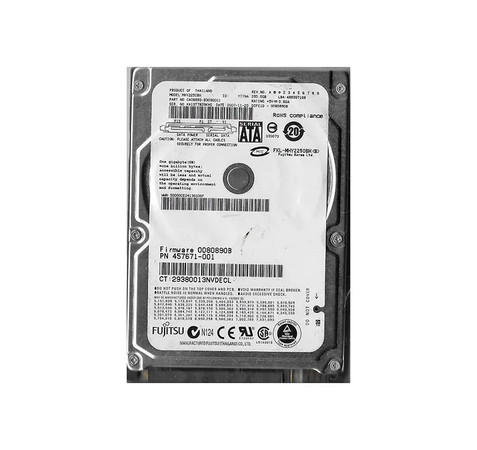 MHY2250BH - Fujitsu 250GB 5400RPM SATA 2.5" 8MB HDD