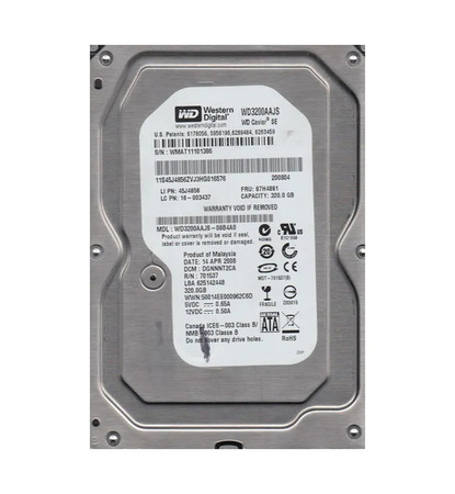 WD3200AAJS-08B4A0 - Western Digital 320GB 7200RPM SATA 3Gb/s 3.5" HDD