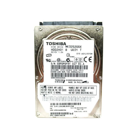 HDD2H01B - TOSHIBA 320GB 5400RPM SATA 2.5" HDD