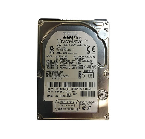 DJSA-230 - IBM 30GB 4200RPM 2.5" IDE HDD