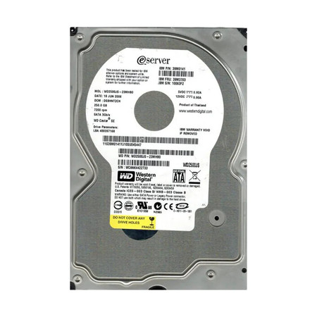 WD2500JS-23MHB0 - Western Digital 250GB 7200RPM SATA 3.5" 8MB HDD