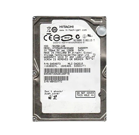 0A54873 - Hitachi 120GB 5400RPM SATA 8MB 2.5" HDD