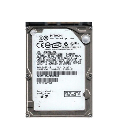 0A57319 - HGST 500GB 5400RPM SATA 8MB 2.5" HDD