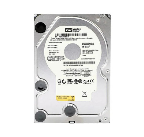 WD2500AABB-14TVA0 - Western Digital 250GB 7200RPM IDE 2MB 3.5" HDD