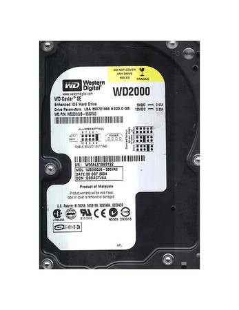 WD2000JB-55GVA0 - Western Digital 200GB 7200RPM EIDE 8MB 3.5" HDD