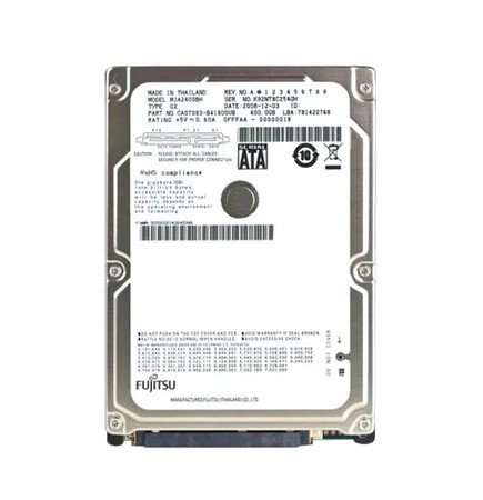 MJA2400BH - Fujitsu 400GB 5400RPM SATA 3Gb/s 2.5" HDD