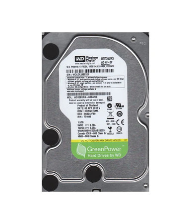 WD15EURS - Western Digital 1.5TB SATA 3Gb/s 5400RPM 3.5" HDD
