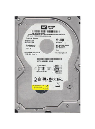 WD1200BB-00RDA0 - Western Digital 120GB 7200RPM 3.5" EIDE HDD