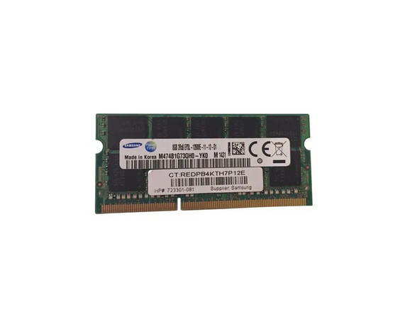 723301-081 - HP 8GB DDR3-1600 PC3-12800 ECC Unbuffered SoDIMM Memory Module