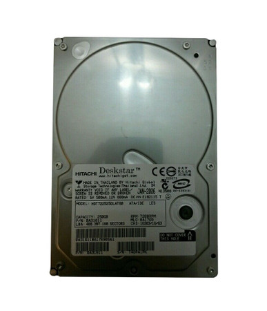 HDS722525DLAT80 - Hitachi 250GB 7200RPM IDE 8MB 3.5" HDD