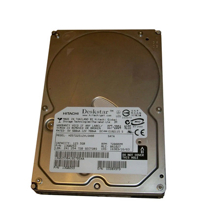 HDS722512VLSA80 - Hitachi 120GB 7200RPM SATA 8MB 3.5" HDD