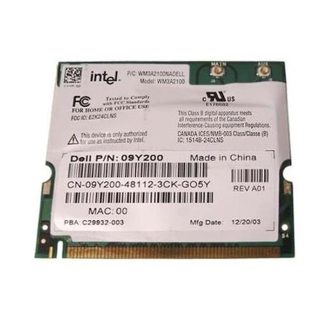 09Y200 - Dell 802.11b PCI Express Mini Wireless Card
